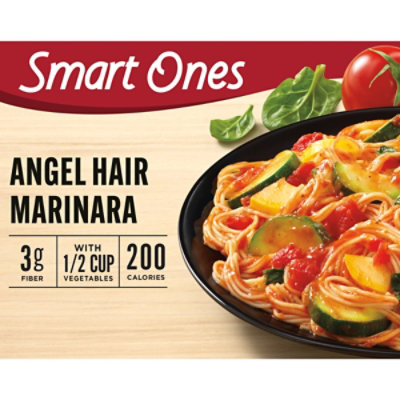 Smart Ones Angel Hair Pasta Marinara with Spinach & Zucchini Frozen Meal Box - 9 Oz - Image 1