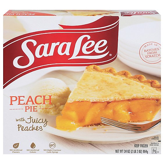 Sara Lee Pie Oven Fresh Peach - 34 Oz