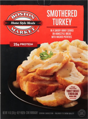 Boston Market Home Style Meals Smothered Turkey - 14 Oz - Image 2