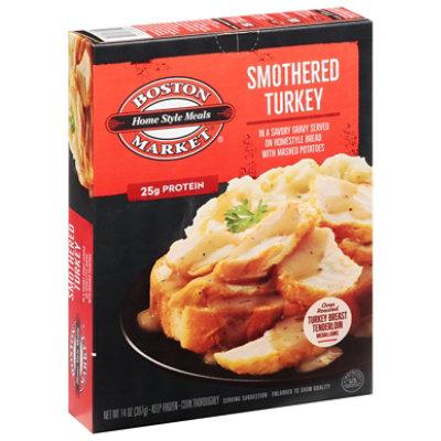 Boston Market Home Style Meals Smothered Turkey - 14 Oz - Image 1