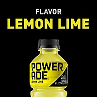POWERADE Sports Drink Electrolyte Enhanced Lemon Lime - 8-20 Fl. Oz. - Image 2