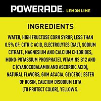 POWERADE Sports Drink Electrolyte Enhanced Lemon Lime - 8-20 Fl. Oz. - Image 5