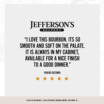 Jefferson's Aged 8 Years Very Small Batch Straight Bourbon - 750 Ml - Image 2