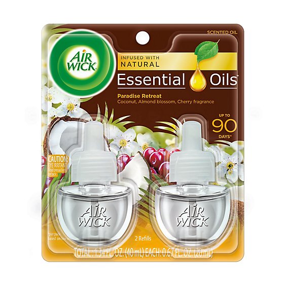 Air Wick Plug In Scented Paradise Retreat Air Freshener - 2 Count