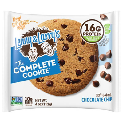 Lenny & Larry's The Complete Cookie Chocolate Chip - 4 Oz - Image 1