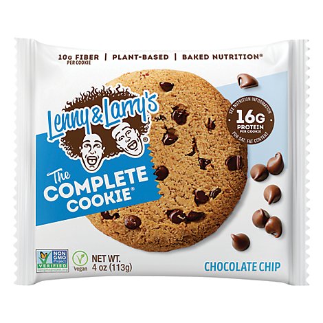 Lenny & Larrys The Complete Cookie Chocolate Chip - 4 Oz