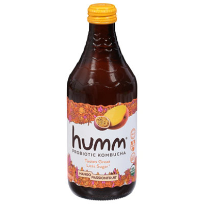 Humm Kombucha Organic Mango Passionfruit 14 Fl Oz Albertsons