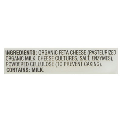 O Organics Cheese Feta Crumbled - 4 Oz - Image 4