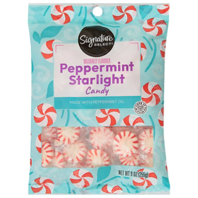 Signature SELECT Candy Peppermint Starlights - 9 Oz