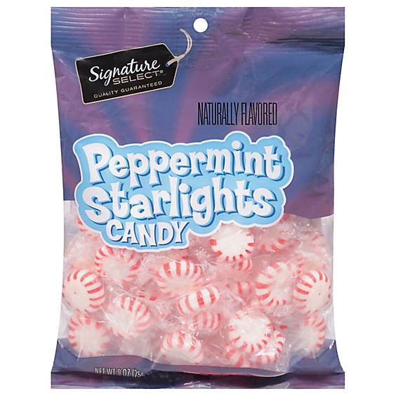 Signature SELECT Candy Peppermint Starlights - 9 Oz