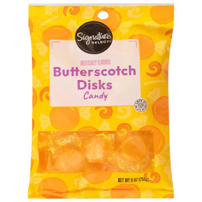 Signature SELECT Candy Butterscotch Disks - 9 Oz