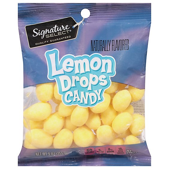 Signature SELECT Candy Lemon Drops - 9 Oz