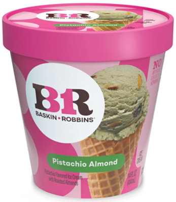 Baskin Robbins Ice Cream Pistachio Almond - 14 Fl. Oz. - Image 2