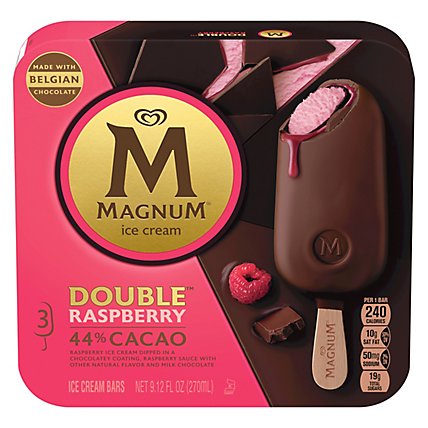 Magnum Double Raspberry Ice Cream Bar - 3 Count - Image 3