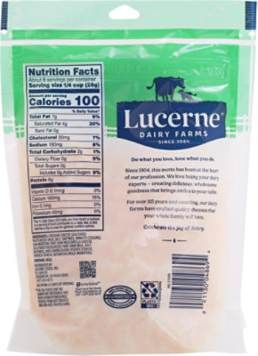 Lucerne Cheese Shredded Pizza 2 Cheese Blend - 8 Oz - Image 7