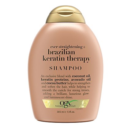 OGX Ever Straightening Plus Brazilian Keratin Smoothing Shampoo - 13 Fl. Oz. - Image 2