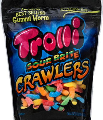 Trolli Gummi Candy Sour Brite Crawlers - 30.4 Oz - Image 2