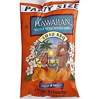 Hawaiian Potato Chips Kettle Style Luau BBQ Party Size - 16 Oz - Image 2