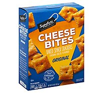 Signature SELECT Crackers Baked Snack Cheese Bites Original - 12.4 Oz
