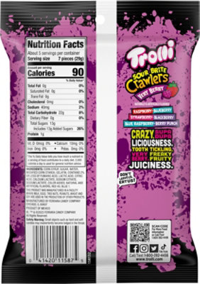 Trolli Sour Brite Crawlers Very Berry - Each - Image 5