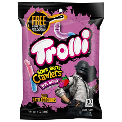 Trolli Sour Brite Crawlers Very Berry - Each