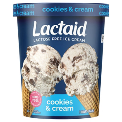 Lactaid Ice Cream Lactose Free Cookies 