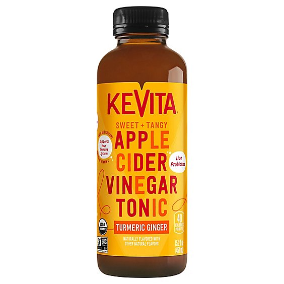 KeVita Turmeric Ginger Tonic Probiotic Drink- 15.2 Fl. Oz.
