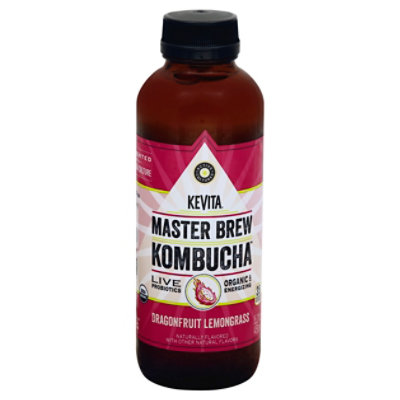  KeVita Master Brew Kombucha Dragonfruit Lemongrass - 15.2 Fl. Oz. 