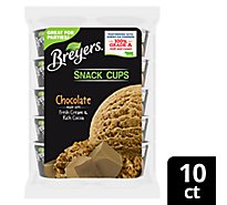 Breyers Ice Cream Snack Cups Chocolate - 10-3 Oz
