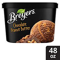Breyers Chocolate Peanut Butter Ice Cream - 48 Oz - Image 1