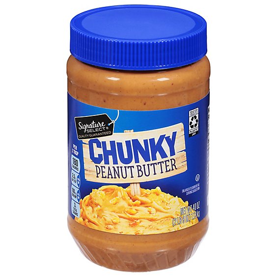 Signature SELECT Peanut Butter Chunky - 40 Oz