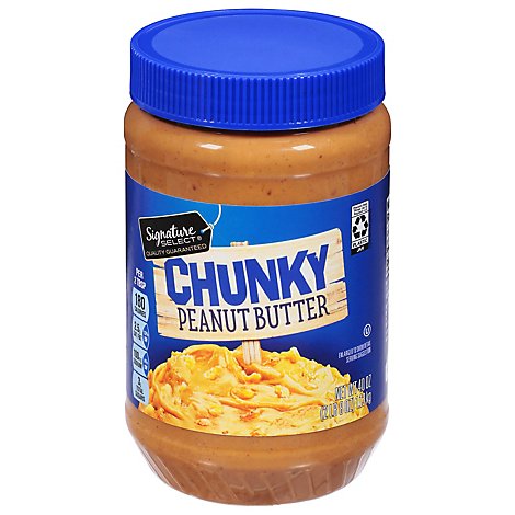 Signature SELECT Peanut Butter Chunky - 40 Oz