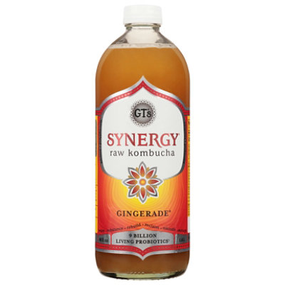 GT’s Synergy Gingerade Kombucha - 48 Fl. Oz. - Image 3