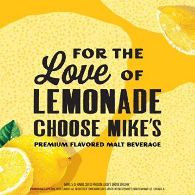 Mikes Hard Beverage Cool Hard Refreshing Lemonade Peach Bottle - 6-11.2 Fl. Oz. - Image 4