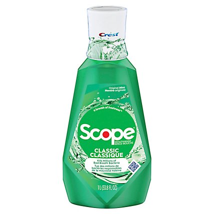 Crest Scope Classic Mouthwash Original Mint - 1 Liter - Image 3