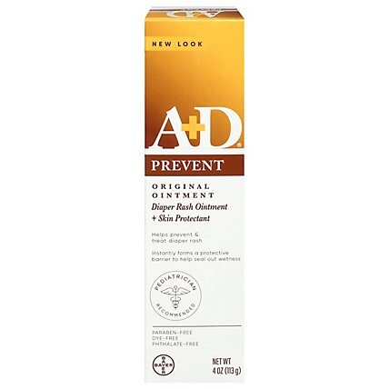 A+D Ointment Diaper Rash & Skin Protectant Original Paraben-free Dye-Free Phthalate-Free - 4 Oz - Image 3