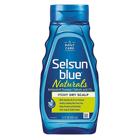 Selsun Blue Naturals Itchy Dry Scalp Citrus Blast Dandruff Shampoo - 11 Fl. Oz.