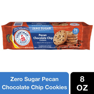 Voortman Bakery Sugar Free Pecan Chocolate Chip Cookies - 8 Oz - Image 1