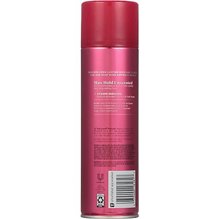 Suave Hairspray Max Hold Unscented - 11 Oz - Image 3
