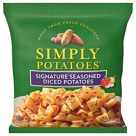 Simply Potatoes Potatoes Diced Steakhouse Seasoned - 20 Oz