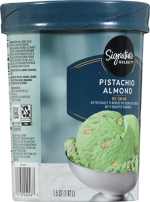 Signature SELECT Ice Cream With Almonds Pistachio - 1.5 Quart - Image 6