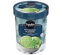 Signature SELECT Ice Cream With Almonds Pistachio - 1.5 Quart