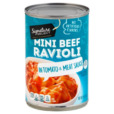 Signature SELECT Ravioli Beef Mini - 15 Oz