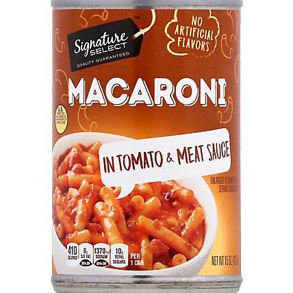 Signature SELECT Macaroni & Beef In Tomato Sauce - 15 Oz - Image 2