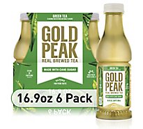 Gold Peak Tea Green Iced - 6-16.9 Fl. Oz.