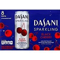 Dasani Water Sparkling Zero Calorie Black Cherry Flavored 8 Count - 12 Fl. Oz. - Image 2