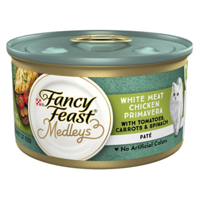 Purina Fancy Feast Medleys White Meat Chicken Wet Cat Food - 3 Oz - Image 1