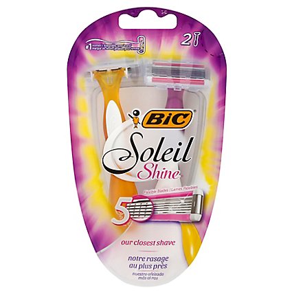 Bic Soleil Shavers Shine Razors - 2 Count - Image 3