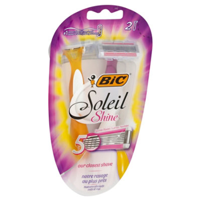 Bic Soleil Shavers Shine Razors - 2 Count - jewelosco