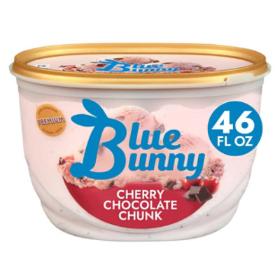 Blue Bunny Cherry Chocolate Chunk Ice Cream - 46 Fl. Oz. - Haggen